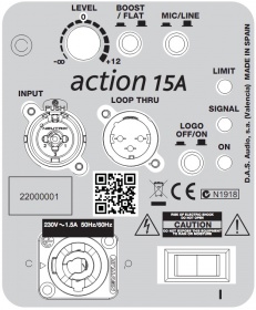 DAS AUDIO ACTION 15� ������� ��������� ������� / ��������� �������