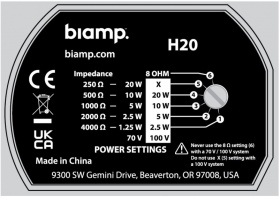 Biamp H20-G  