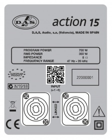 DAS AUDIO ACTION 15 ��������� ������� / ��������� �������